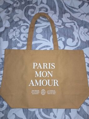 Sezane Canvas Tote Bag NEW